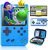 Handheld Game Console, Retro Game Console with 400 Classic FC Games 3.0 Inch Screen 1200mAh Rechargeable Battery Portable Game Console Support TV Connection & 2 Players for Kids Adults（Blue）